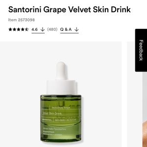 VELVET SKIN DRINK SANTORINI GRAPE